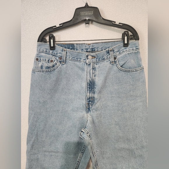 Levi's 550 Vintage Slim Fit Tapered Leg Mom Jeans High Rise Size 14 Miss - Picture 3 of 11